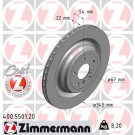 ZIMMERMANN Bremsscheibe | 400.5501.20