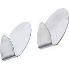 BGS Edelstahl-Klebehaken 35 x 50 mm 1,0 kg 2-tlg BGS Do it yourself 88230