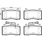 P 23 185 Bremsbelagsatz, Scheibenbremse PRIME LINE