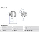 Lichtmaschine | ALFA,LANCIA | 0 986 083 300