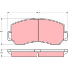 TRW Bremsbeläge GDB785