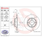 12 481 015 Bremsscheibe VA | AUDI 80,Coupe 90 | 09.7821.10