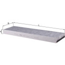 MAHLE Filter, Innenraumluft LAK 70