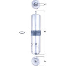 MAHLE Kraftstofffilter | KL 763D