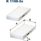 FILTRON Filter, Innenraumluft K 1198-2x
