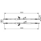 Handbremsseil | FORD Kuga | 1987482280