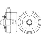 Bremstrommel | FORD Fiesta | 0 986 477 266