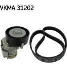 SKF Keilrippenriemensatz VKMA 31202