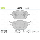 VALEO Bremsbeläge 601381