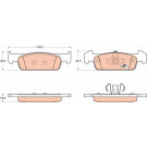 Bremsklötze VA | DACIA Sandero 12 | GDB2018