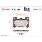 BREMBO Bremsklötze HA | LEXUS LC Coupe,LS 16 | P 83 181