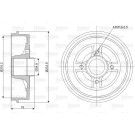 VALEO Bremstrommel 237003