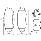 Bremsklötze | MAZDA BT-50 | 0 986 494 587
