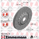 ZIMMERMANN Bremsscheibe 100.3384.70 Formula Z