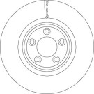 Bremsscheibe Jaguar P.Xk 06 | DF6223S