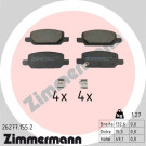 ZIMMERMANN Bremsbelagsatz, Scheibenbremse | 26277.155.2