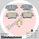 ZIMMERMANN Bremsbelagsatz, Scheibenbremse | 24312.160.2