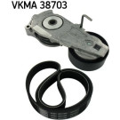 SKF Keilrippenriemensatz VKMA 38703
