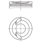 MAHLE ORIGINAL Kolben