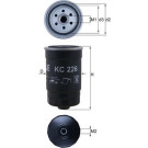 MAHLE Kraftstofffilter | KC 226