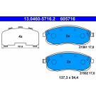Bremsbelagsatz Nissan P. Cube/Juke/Pulsar/Tiida 07 | 13.0460-5716.2