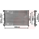 VAN WEZEL Kühler, Motorkühlung 01002078