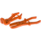 OK-02.0507 Klemmzangen für Leitungen, Gerade Und Abgewinkelt, 2 Stk.