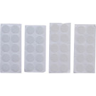 BGS Klettpunkte selbstklebend weiß 40-tlg BGS Do it yourself 80555