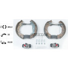 Satz Bremsbacken Smart T. 0,6 / 0,8 Cdi 07/98 | 84057401