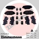 ZIMMERMANN Bremsbelagsatz, Scheibenbremse | 25376.175.2