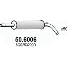 Mittelschalldämpfer SEAT Cordoba,VW,SKODA 02 50.6006