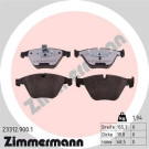 ZIMMERMANN Bremsbeläge 23312.900.1