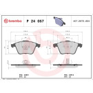 BREMBO Bremsklötze VA | FORD Focus MAZDA 3 99-14 | P 24 057