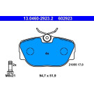 Bremsbelagsatz Db P. W201 1,8-2,6 82-93 | 13.0460-2923.2