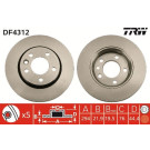 Bremsscheibe Vw T. T5 03 | DF4312