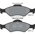 Bremsbelagsatz Ford P. Fiesta 96 | 2320001