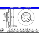 Bremsscheibe | 24.0122-0313.1