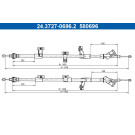 SEILZUG, FESTSTELLBREMSE | 24.3727-0696.2