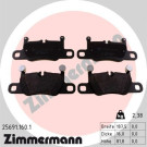 ZIMMERMANN Bremsbelagsatz, Scheibenbremse 25691.160.1