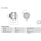 Lichtmaschine | VOLVO,FORD | 0 986 080 810