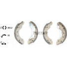 Bremsbacken Smart City-Coupe/Cabrio/Fortwo 98-07 | 91057400