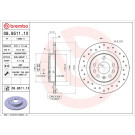 Bremsscheibe HA Xtra | OPEL Vectra,FIAT Croma,SAAB 02 | 08.9511.1X
