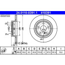 Bremsscheibe | 24.0110-0391.1