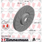 ZIMMERMANN Bremsscheibe | 150.2957.20