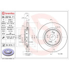 Bremsscheibe VA | HONDA | 09.D218.11
