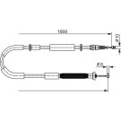 Handbremsseil re | FIAT Bravo,Stilo | 1987482588