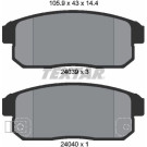 Bremsbelagsatz Mazda T. Rx8 03 | 2403901