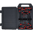 BGS Schraubendreher-Satz mit T-Griff und seitlicher Klinge T-Profil (für Torx) mit Bohrung T10 - T50 9-tlg BGS Do it yourself 7880