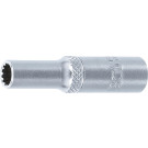 BGS Steckschlüssel-Einsatz Gear Lock, tief | Antrieb Innenvierkant 6,3 mm (1/4"""") | SW 6 mm | 10156