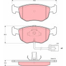 Bremsklötze VA | FORD Mondeo 94 | GDB1213
